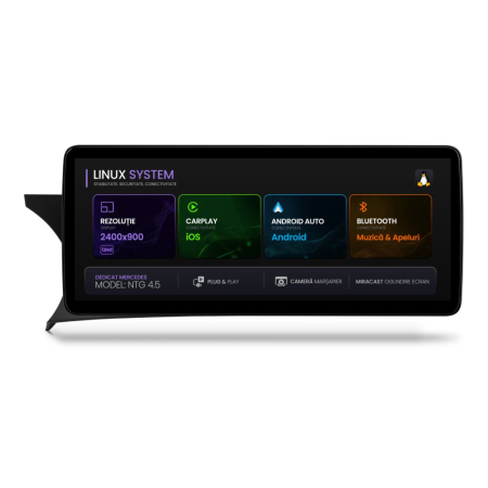 Navigații Mercedes-Benz C-Class W204 2007-2014 - Linux CarPlay Mercedes Benz C-Class W204 NTG 4.5 | Hub64.ro