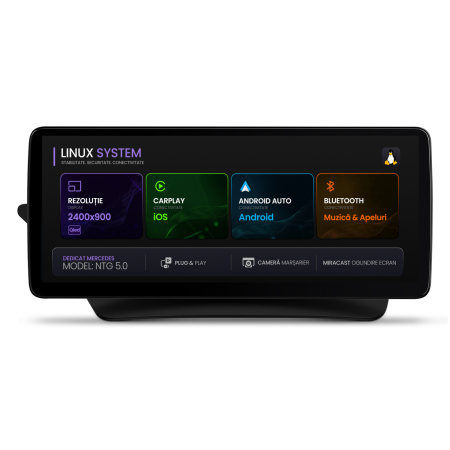 Navigații auto dedicate - Linux CarPlay Mercedes Benz E-Class C207 NTG 5.0 | Hub64.ro
