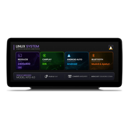 Navigații Mercedes-Benz G-Class W463 2008-2012 - Linux CarPlay Mercedes Benz G-Class G500 W461 W463 NTG 4.0 | Hub64.ro