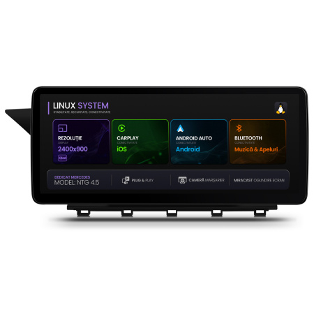 Navigații auto dedicate - Linux CarPlay Mercedes Benz GLK X204 NTG 4.5 | Hub64.ro