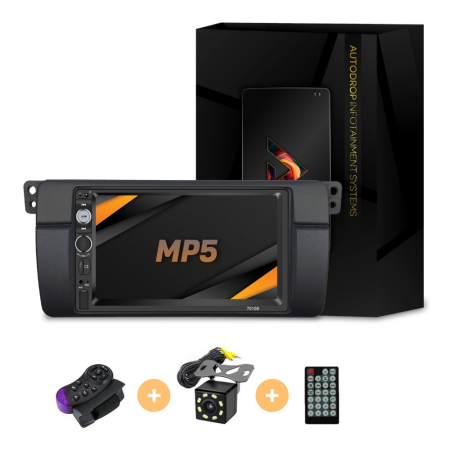 Navigații BMW Seria 3 E46 1998-2005 - MP5 DVD Player BMW E46 | Bluetooth, USB, Camera Marsarier