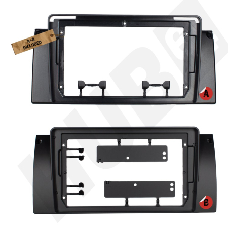 Rame adaptoare BMW - Rama adaptoare BMW E39/E53/E38 pentru Navigatii multimedia Android de 9" Inch | HUB64.ro