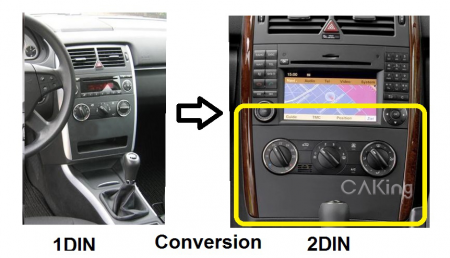 Rama Conversie 1DIN la 2DIN Mercedes Benz | Hub64.ro [2]