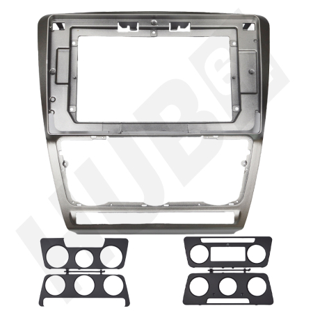 Rame adaptoare auto - Rama adaptoare Skoda Octavia (2004-2013) compatibil pentru Navigatii multimedia Android de 10.1" Inch | HUB64.ro