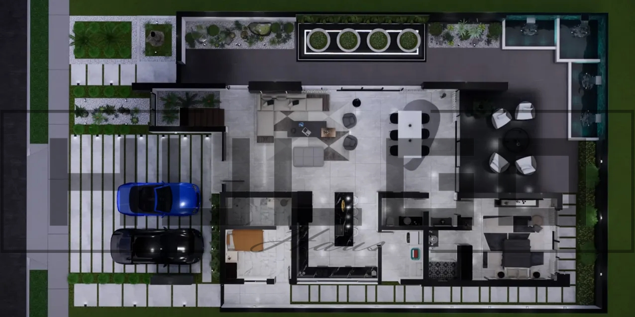 H004 Proiect P+2 11X24 685mp - HULGO Haus | Proiecte de Case Moderne, Exclusiviste și Funcționale, Design Premium pentru Locuințe de Lux și Eficiență Maximă [4]