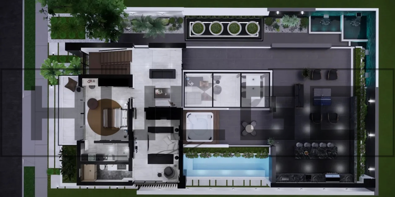 H004 Proiect P+2 11X24 685mp - HULGO Haus | Proiecte de Case Moderne, Exclusiviste și Funcționale, Design Premium pentru Locuințe de Lux și Eficiență Maximă [6]