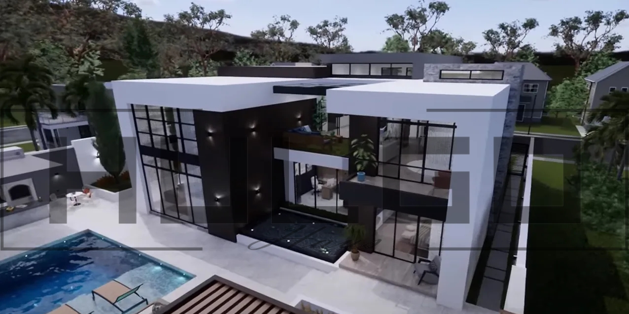 H011 Proiect P+1 18x22 620mp - HULGO Haus | Proiecte de Case Moderne, Exclusiviste și Funcționale, Design Premium pentru Locuințe de Lux și Eficiență Maximă [2]