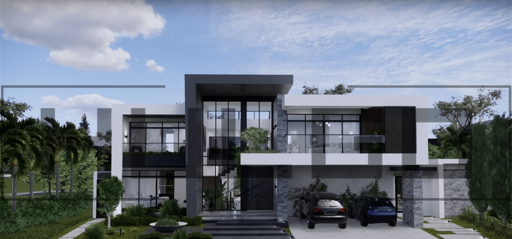 H011 Proiect P+1 18x22 620mp - HULGO Haus | Proiecte de Case Moderne, Exclusiviste și Funcționale, Design Premium pentru Locuințe de Lux și Eficiență Maximă [1]