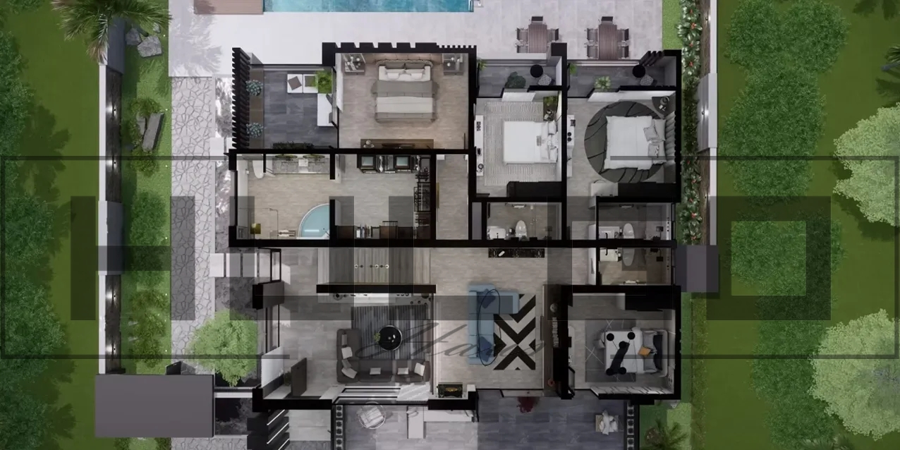 H013 Proiect P+1 17X16 465mp - HULGO Haus | Proiecte de Case Moderne, Exclusiviste și Funcționale, Design Premium pentru Locuințe de Lux și Eficiență Maximă [6]