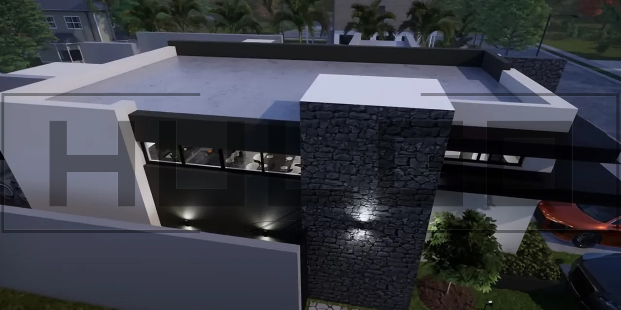 H017 Proiect  Parter 13X20 230mp - HULGO Haus | Proiecte de Case Moderne, Exclusiviste și Funcționale, Design Premium pentru Locuințe de Lux și Eficiență Maximă [5]