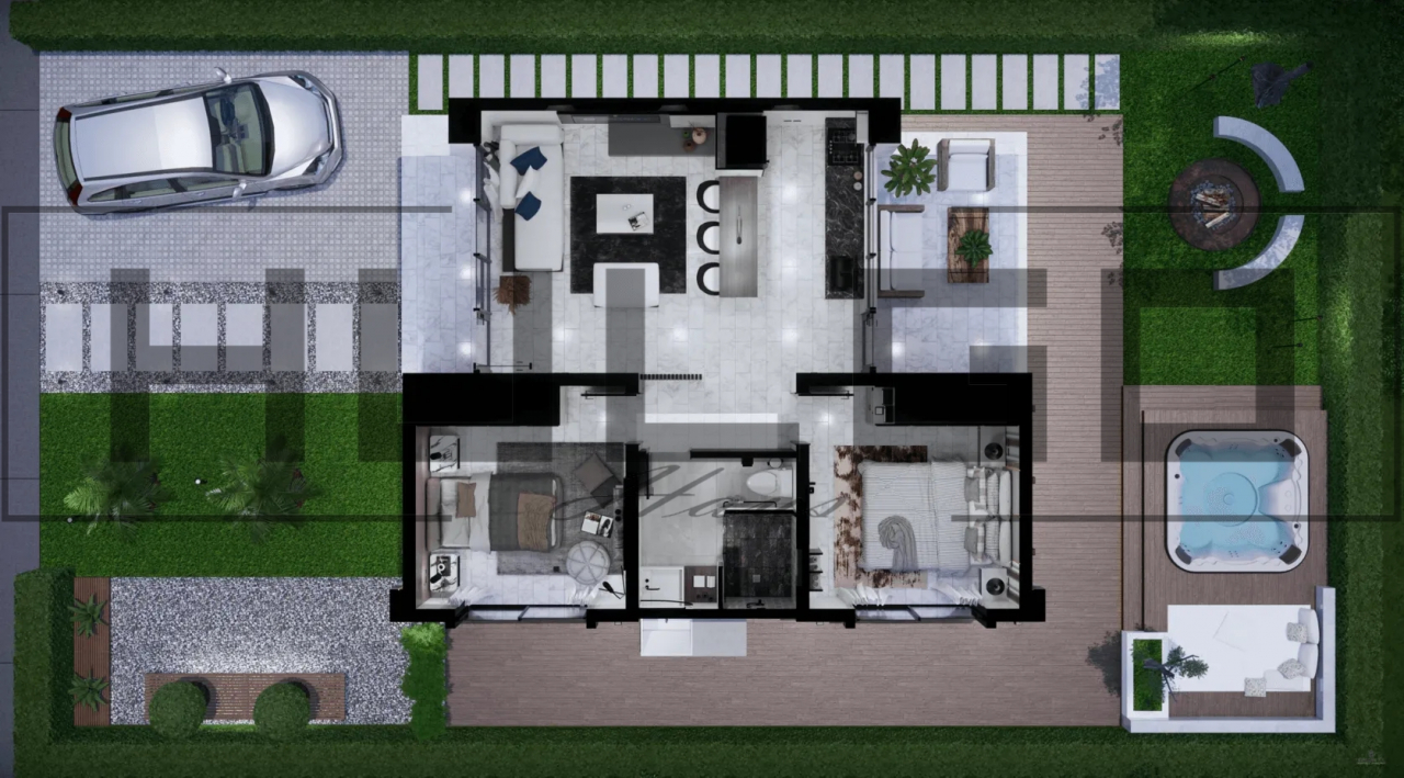 H023 Proiect Parter 8x10 80mp - HULGO Haus | Proiecte de Case Moderne, Exclusiviste și Funcționale, Design Premium pentru Locuințe de Lux și Eficiență Maximă [5]