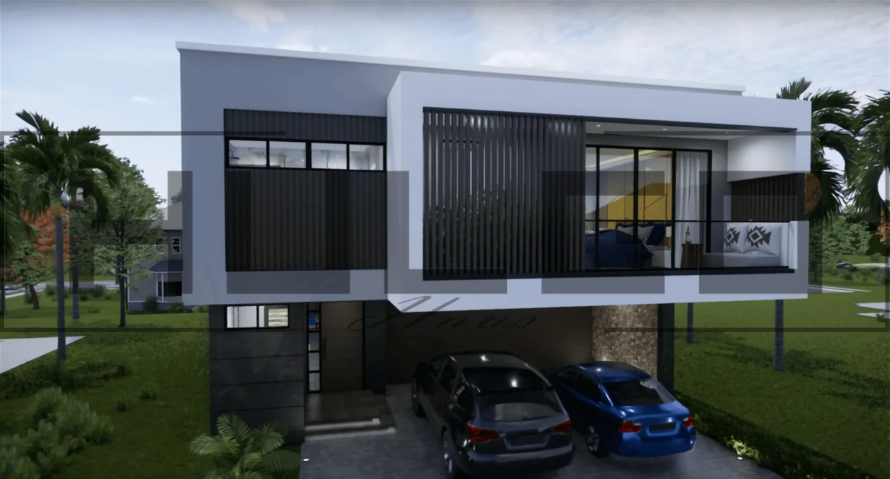 H025 Proiect P+1 10x16 255mp - HULGO Haus | Proiecte de Case Moderne, Exclusiviste și Funcționale, Design Premium pentru Locuințe de Lux și Eficiență Maximă [3]