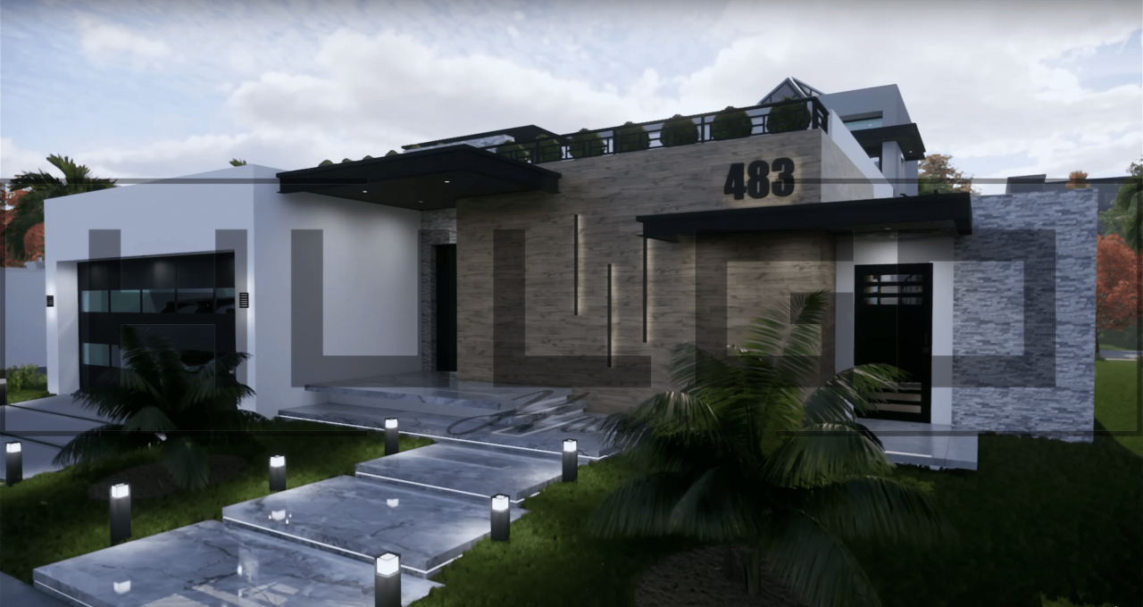 H028 Proiect P+1 15x20 460mp - HULGO Haus | Proiecte de Case Moderne, Exclusiviste și Funcționale, Design Premium pentru Locuințe de Lux și Eficiență Maximă [5]