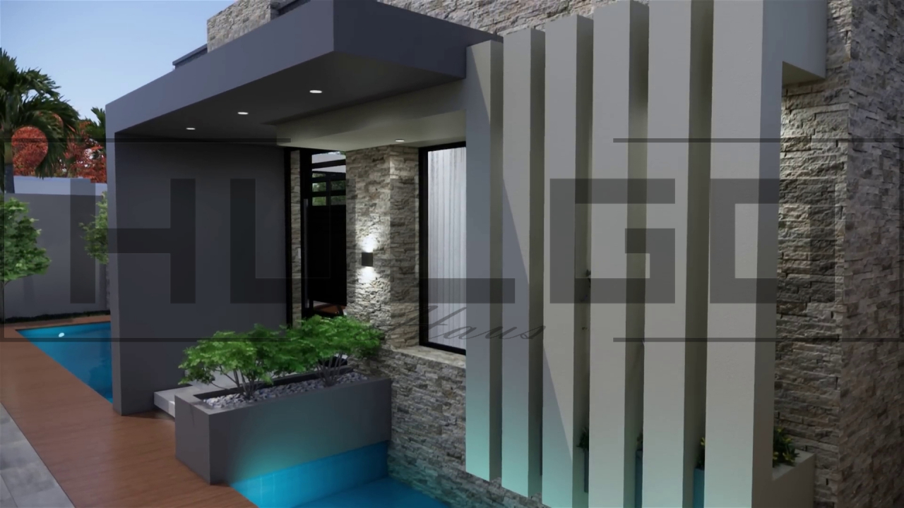 H036 Proiect Parter 9x20 163mp - HULGO Haus | Proiecte de Case Moderne, Exclusiviste și Funcționale, Design Premium pentru Locuințe de Lux și Eficiență Maximă [3]