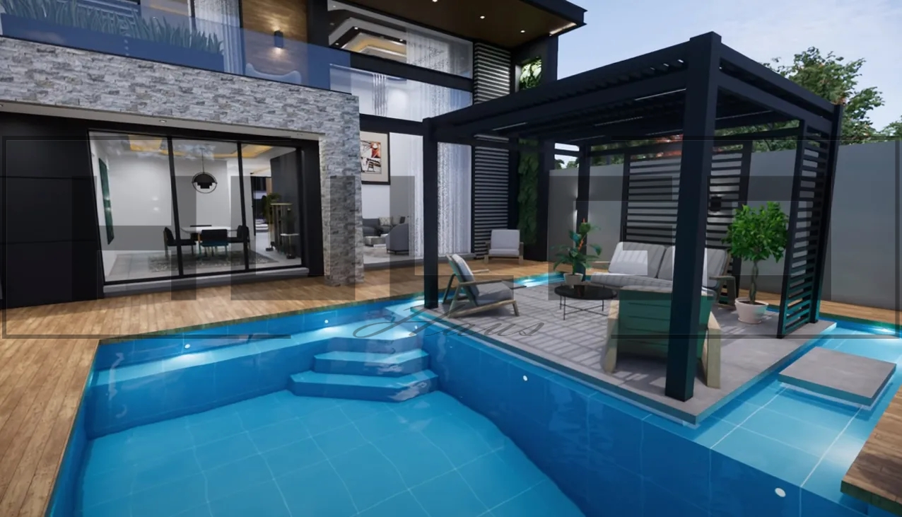 H037 Proiect P+1 13X16 390mp - HULGO Haus | Proiecte de Case Moderne, Exclusiviste și Funcționale, Design Premium pentru Locuințe de Lux și Eficiență Maximă [13]