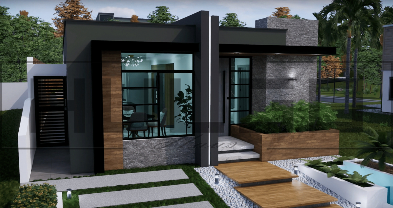 H038 Proiect Parter 7X16 115mp - HULGO Haus | Proiecte de Case Moderne, Exclusiviste și Funcționale, Design Premium pentru Locuințe de Lux și Eficiență Maximă [4]