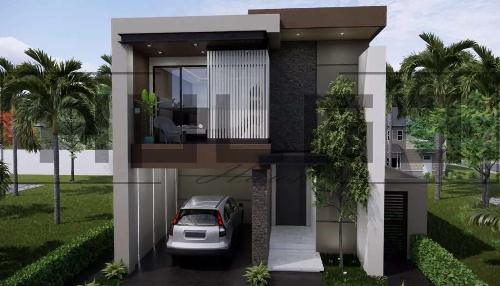 H044 Proiect P+1 7X16 210mp - HULGO Haus | Proiecte de Case Moderne, Exclusiviste și Funcționale, Design Premium pentru Locuințe de Lux și Eficiență Maximă [1]