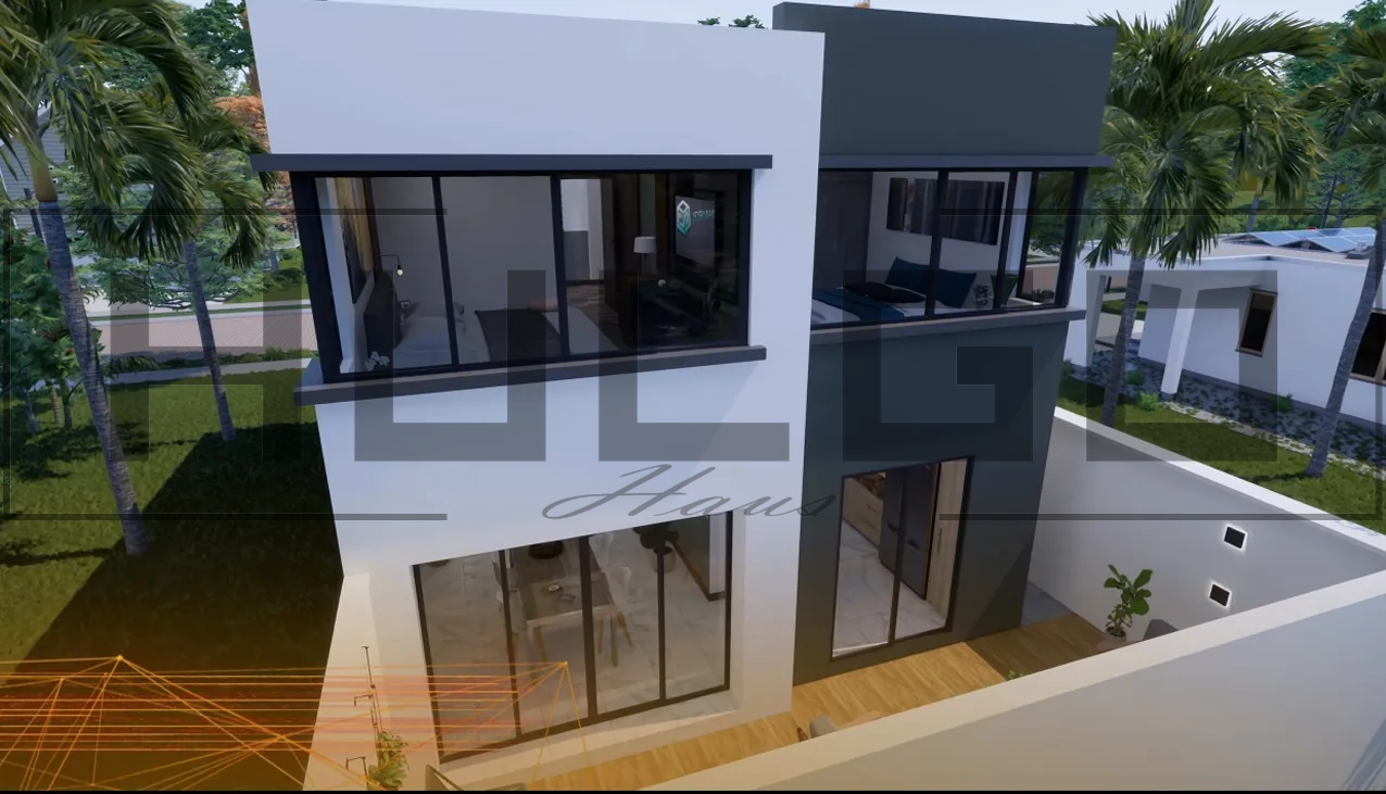 H046 Proiect P+1 7X12 170mp - HULGO Haus | Proiecte de Case Moderne, Exclusiviste și Funcționale, Design Premium pentru Locuințe de Lux și Eficiență Maximă [2]