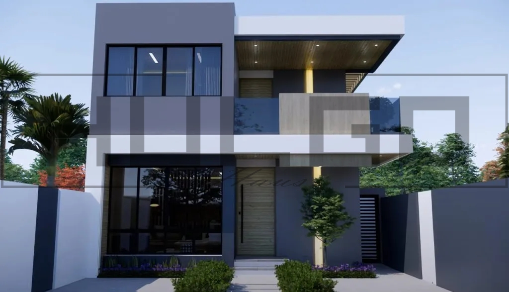 H053 Proiect P+1 8x15m 200mp - HULGO Haus | Proiecte de Case Moderne, Exclusiviste și Funcționale, Design Premium pentru Locuințe de Lux și Eficiență Maximă [1]