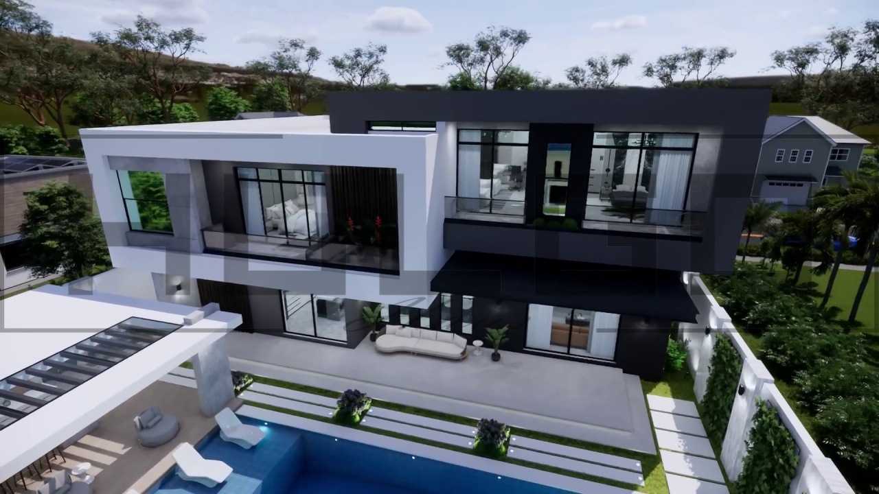 H056 Proiect P+1 22x17m 665mp - HULGO Haus | Proiecte de Case Moderne, Exclusiviste și Funcționale, Design Premium pentru Locuințe de Lux și Eficiență Maximă [2]