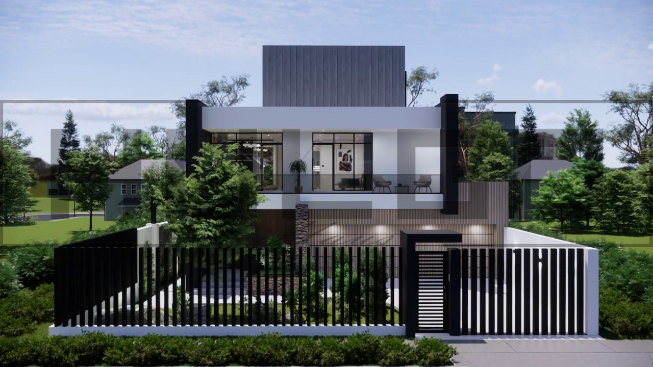 H057 Proiect P+2 13x29m 565mp - HULGO Haus | Proiecte de Case Moderne, Exclusiviste și Funcționale, Design Premium pentru Locuințe de Lux și Eficiență Maximă [1]