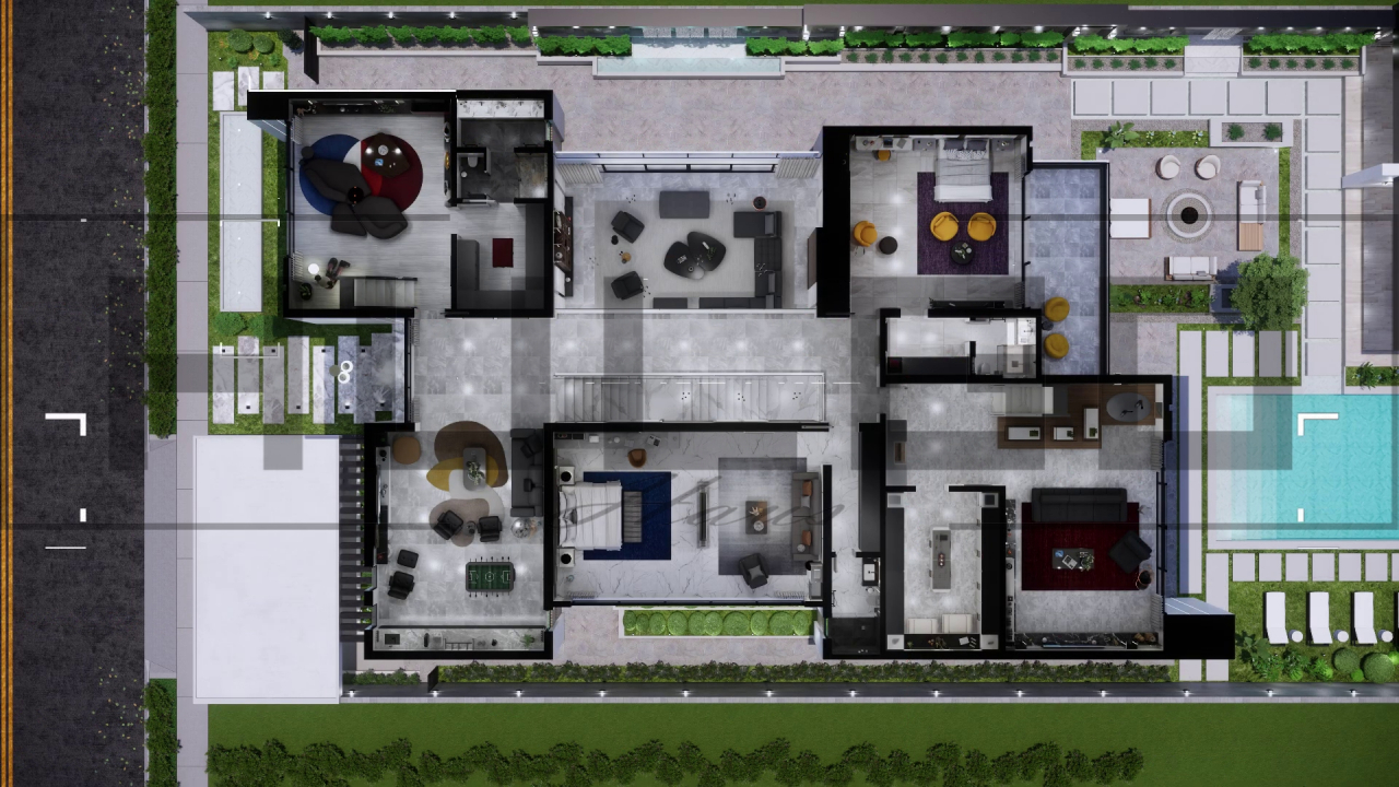 H058 Proiect P+2 19x35m 1065mp - HULGO Haus | Proiecte de Case Moderne, Exclusiviste și Funcționale, Design Premium pentru Locuințe de Lux și Eficiență Maximă [4]