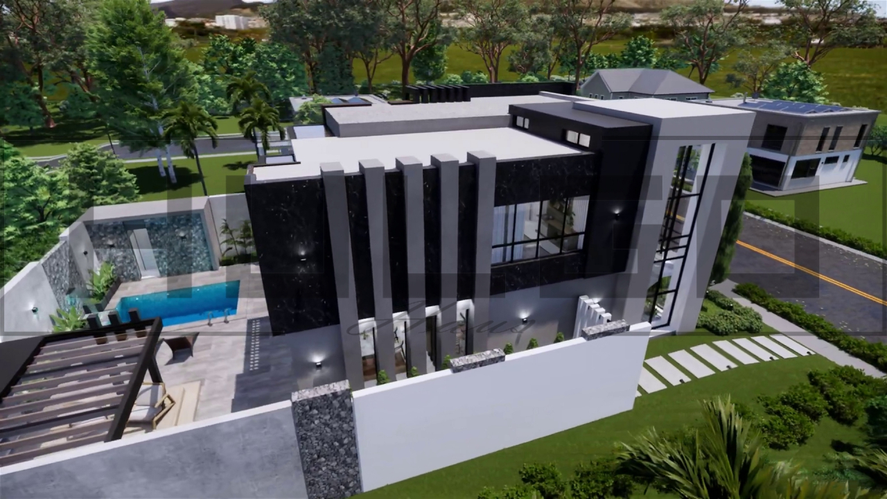 H064 Proiect P+1 13x17m 355mp - HULGO Haus | Proiecte de Case Moderne, Exclusiviste și Funcționale, Design Premium pentru Locuințe de Lux și Eficiență Maximă [2]