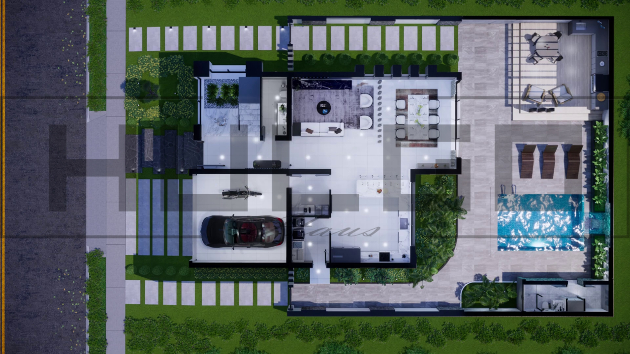 H064 Proiect P+1 13x17m 355mp - HULGO Haus | Proiecte de Case Moderne, Exclusiviste și Funcționale, Design Premium pentru Locuințe de Lux și Eficiență Maximă [3]