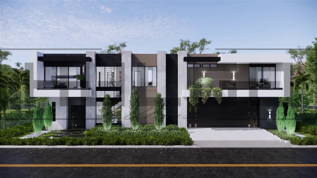 H065 Proiect P+1 26x21m 920mp - HULGO Haus | Proiecte de Case Moderne, Exclusiviste și Funcționale, Design Premium pentru Locuințe de Lux și Eficiență Maximă [1]