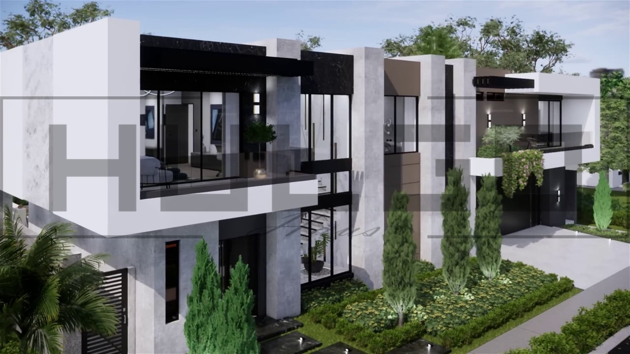 H065 Proiect P+1 26x21m 920mp - HULGO Haus | Proiecte de Case Moderne, Exclusiviste și Funcționale, Design Premium pentru Locuințe de Lux și Eficiență Maximă [5]