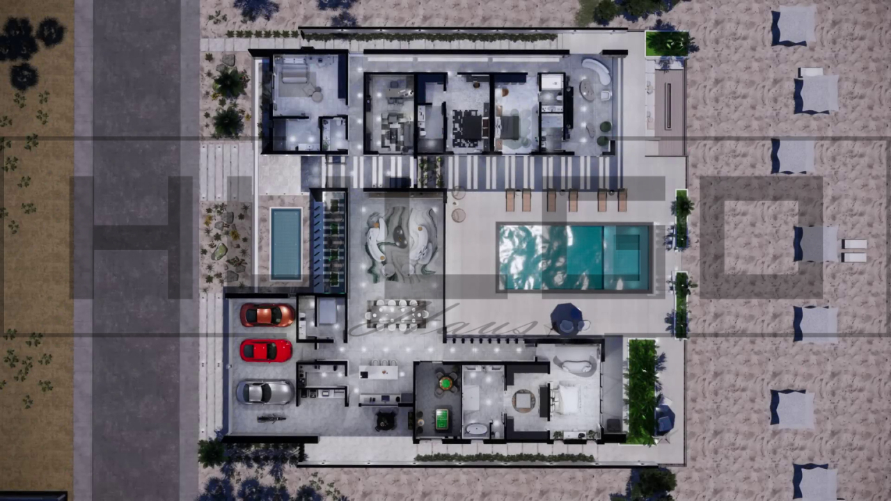 H066 Proiect Parter 31x32m 730mp - HULGO Haus | Proiecte de Case Moderne, Exclusiviste și Funcționale, Design Premium pentru Locuințe de Lux și Eficiență Maximă [3]