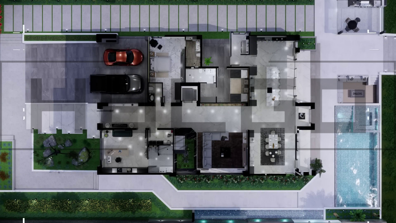 H067 Proiect P+2 16x26m 1095mp - HULGO Haus | Proiecte de Case Moderne, Exclusiviste și Funcționale, Design Premium pentru Locuințe de Lux și Eficiență Maximă [3]