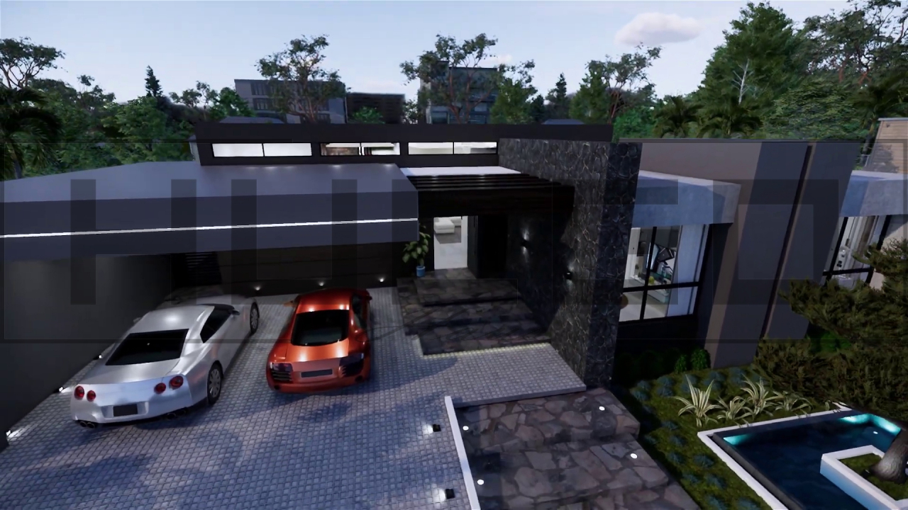 H070 Proiect Parter 20x18m 325mp - HULGO Haus | Proiecte de Case Moderne, Exclusiviste și Funcționale, Design Premium pentru Locuințe de Lux și Eficiență Maximă [4]