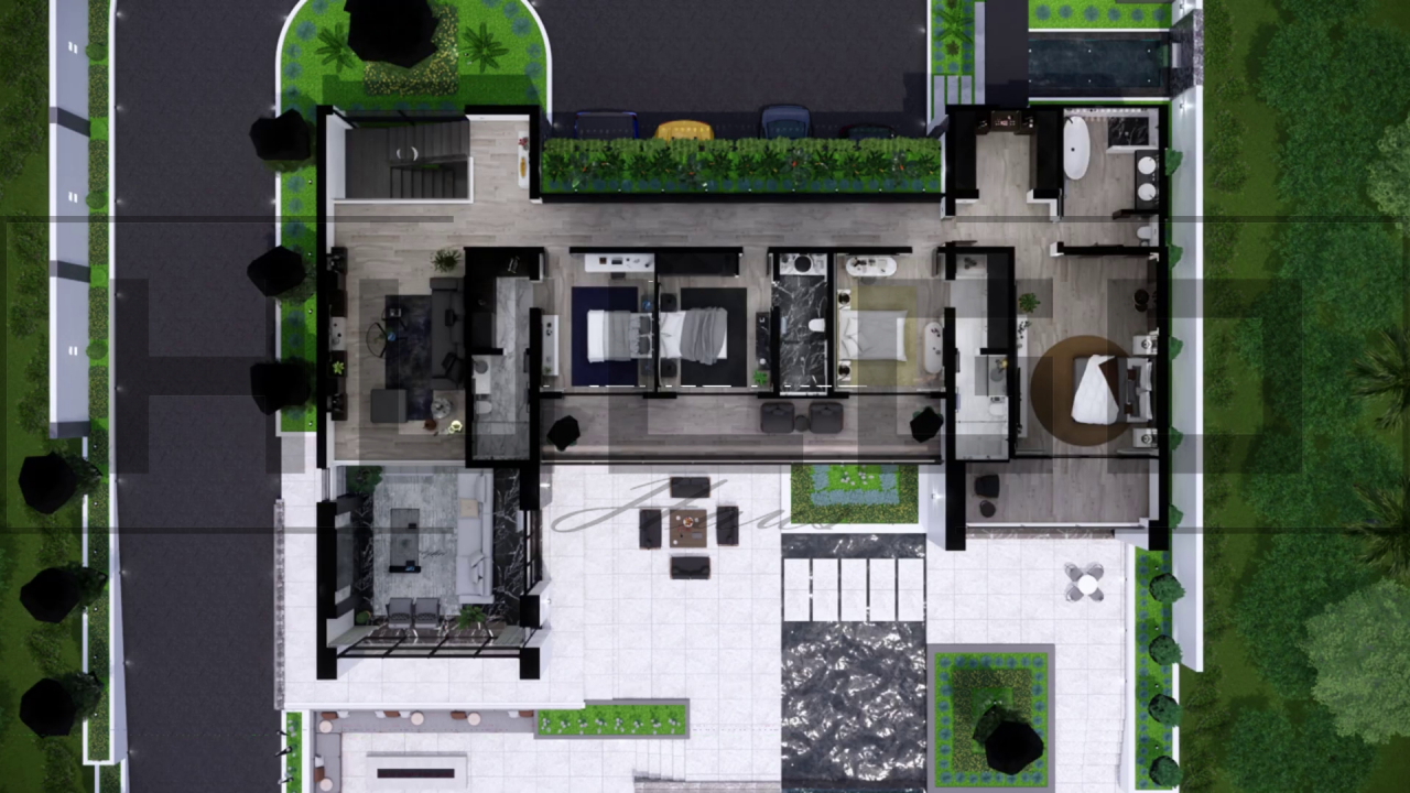 H074 Proiect P+1 17x25m 530mp - HULGO Haus | Proiecte de Case Moderne, Exclusiviste și Funcționale, Design Premium pentru Locuințe de Lux și Eficiență Maximă [4]