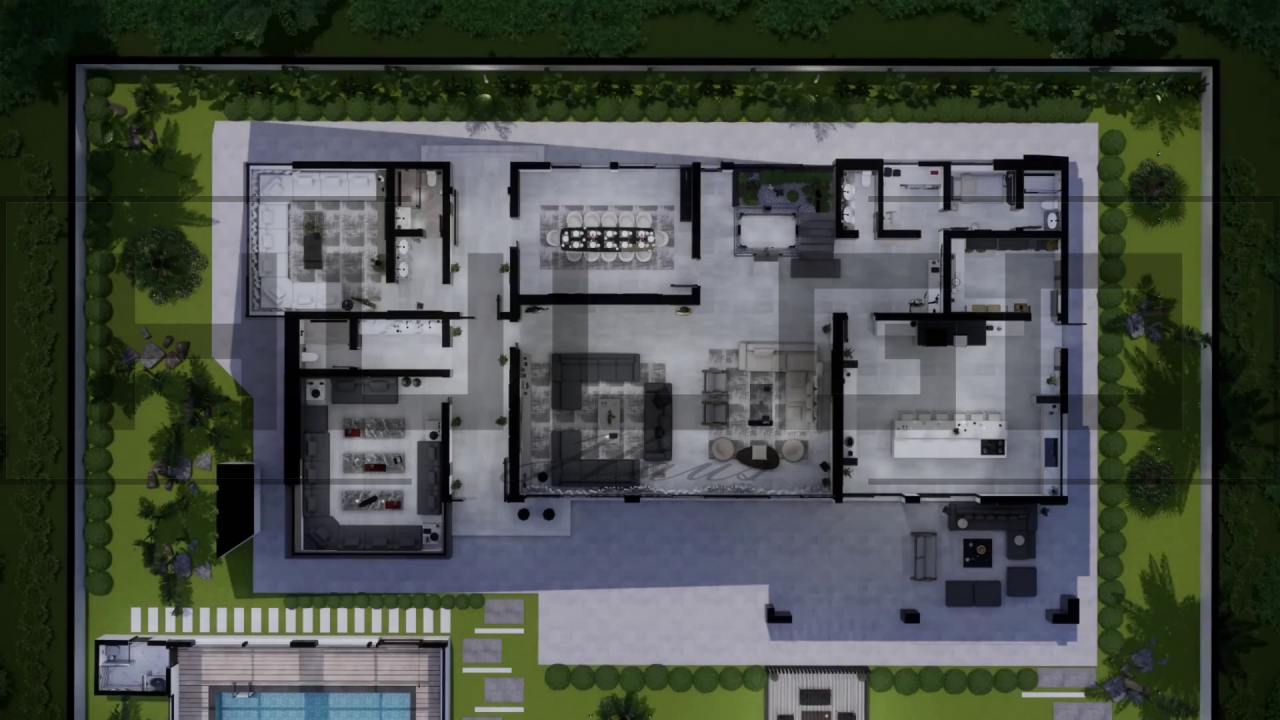 H076 Proiect P+2 35x21m 1575mp - HULGO Haus | Proiecte de Case Moderne, Exclusiviste și Funcționale, Design Premium pentru Locuințe de Lux și Eficiență Maximă [3]