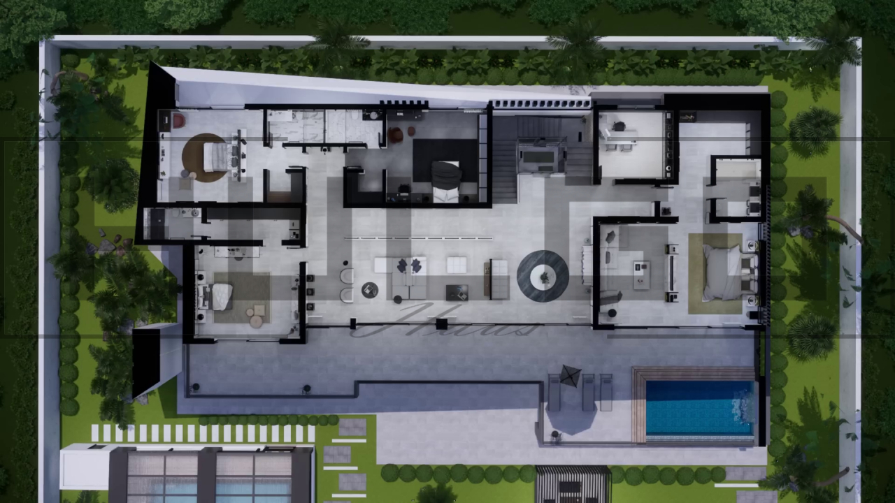 H076 Proiect P+2 35x21m 1575mp - HULGO Haus | Proiecte de Case Moderne, Exclusiviste și Funcționale, Design Premium pentru Locuințe de Lux și Eficiență Maximă [4]