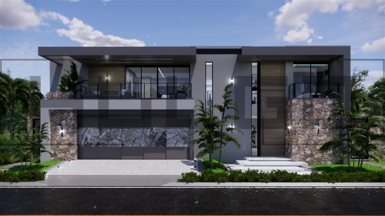 H079 Proiect P+1 20x20m 675mp - HULGO Haus | Proiecte de Case Moderne, Exclusiviste și Funcționale, Design Premium pentru Locuințe de Lux și Eficiență Maximă [1]