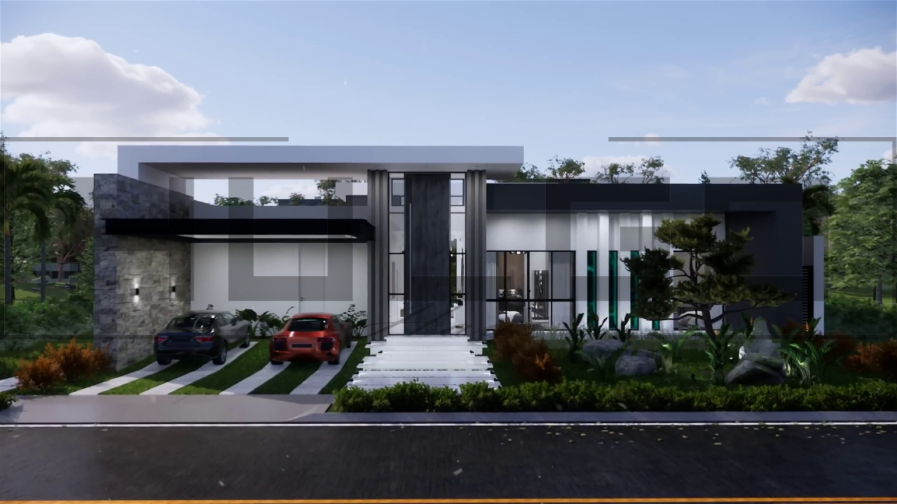 H080 Proiect Parter 21x25m 415mp - HULGO Haus | Proiecte de Case Moderne, Exclusiviste și Funcționale, Design Premium pentru Locuințe de Lux și Eficiență Maximă [1]