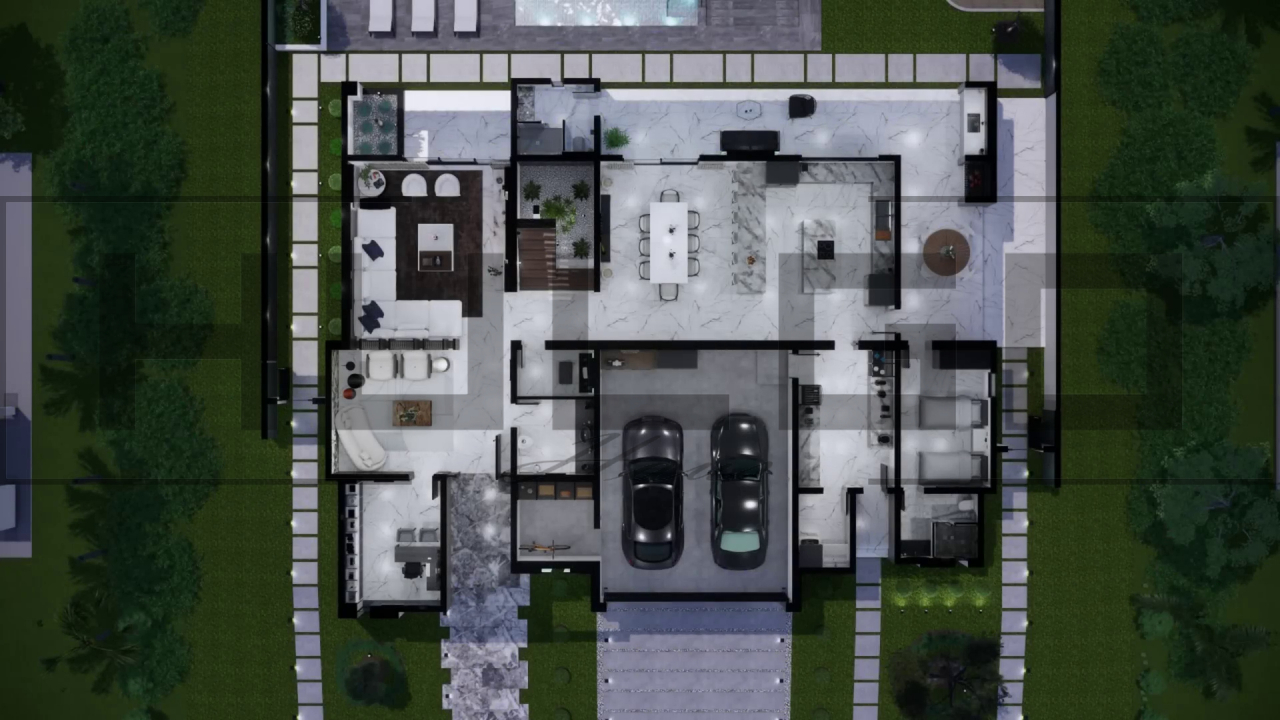 H081 Proiect P+2 21x17m 600mp - HULGO Haus | Proiecte de Case Moderne, Exclusiviste și Funcționale, Design Premium pentru Locuințe de Lux și Eficiență Maximă [3]