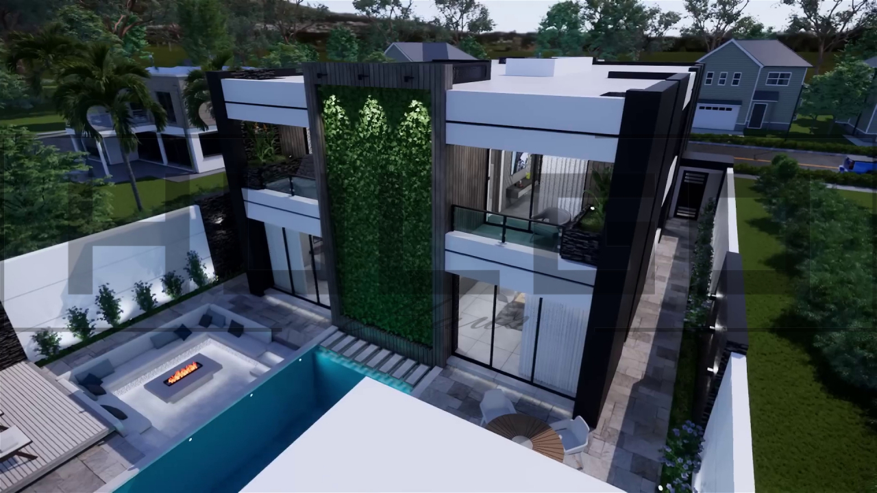 H082 Proiect P+1 11x22m 455mp - HULGO Haus | Proiecte de Case Moderne, Exclusiviste și Funcționale, Design Premium pentru Locuințe de Lux și Eficiență Maximă [2]