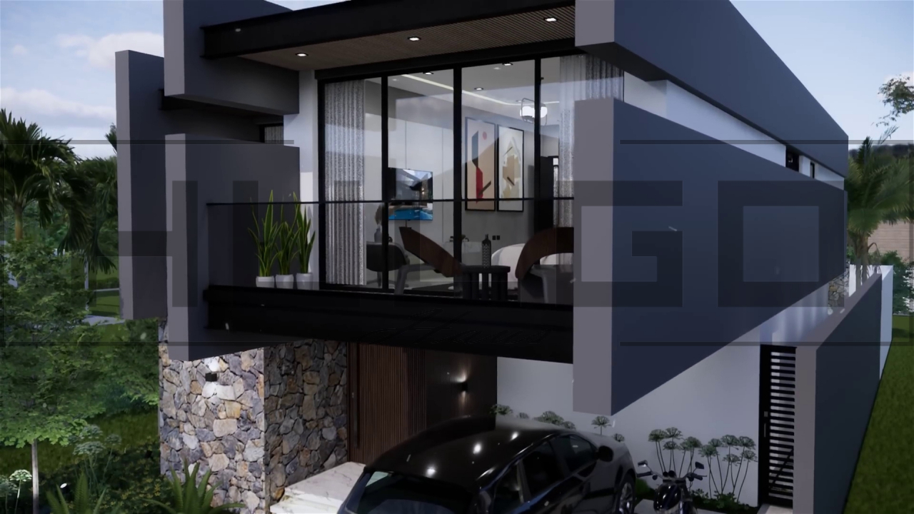 H085 Proiect P+1 10x20m 295mp - HULGO Haus | Proiecte de Case Moderne, Exclusiviste și Funcționale, Design Premium pentru Locuințe de Lux și Eficiență Maximă [5]