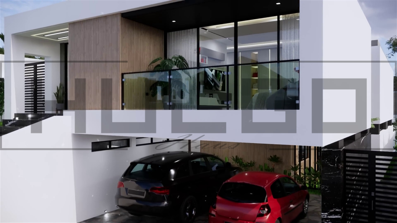 H087 Proiect P+1 10x25m 465mp - HULGO Haus | Proiecte de Case Moderne, Exclusiviste și Funcționale, Design Premium pentru Locuințe de Lux și Eficiență Maximă [2]