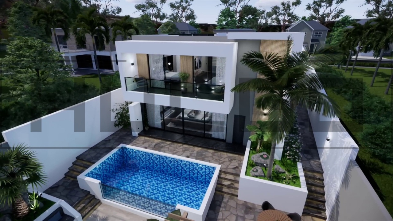 H087 Proiect P+1 10x25m 465mp - HULGO Haus | Proiecte de Case Moderne, Exclusiviste și Funcționale, Design Premium pentru Locuințe de Lux și Eficiență Maximă [6]