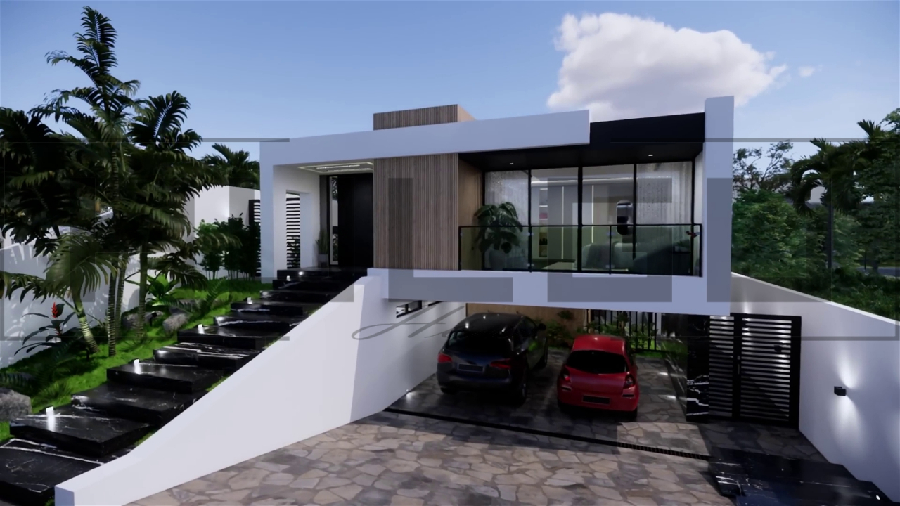 H087 Proiect P+1 10x25m 465mp - HULGO Haus | Proiecte de Case Moderne, Exclusiviste și Funcționale, Design Premium pentru Locuințe de Lux și Eficiență Maximă [5]