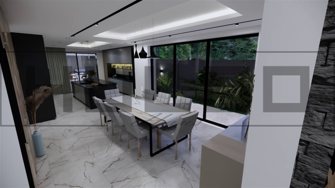 H088 Proiect P+1 12x30m 395mp - HULGO Haus | Proiecte de Case Moderne, Exclusiviste și Funcționale, Design Premium pentru Locuințe de Lux și Eficiență Maximă [13]