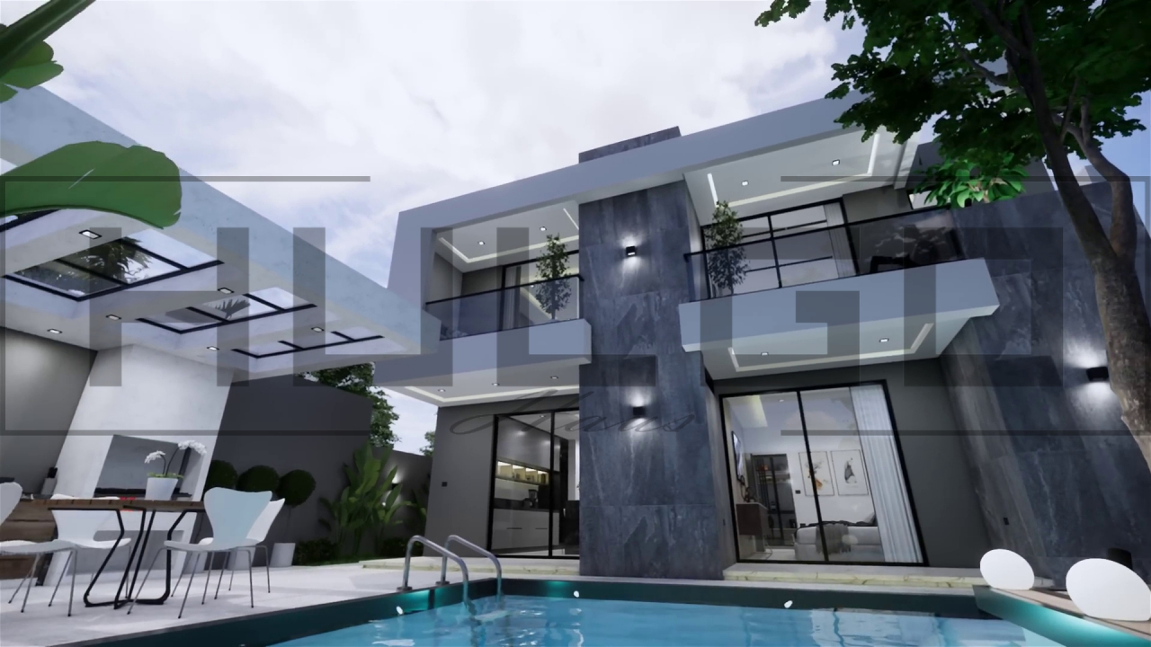 H088 Proiect P+1 12x30m 395mp - HULGO Haus | Proiecte de Case Moderne, Exclusiviste și Funcționale, Design Premium pentru Locuințe de Lux și Eficiență Maximă [2]