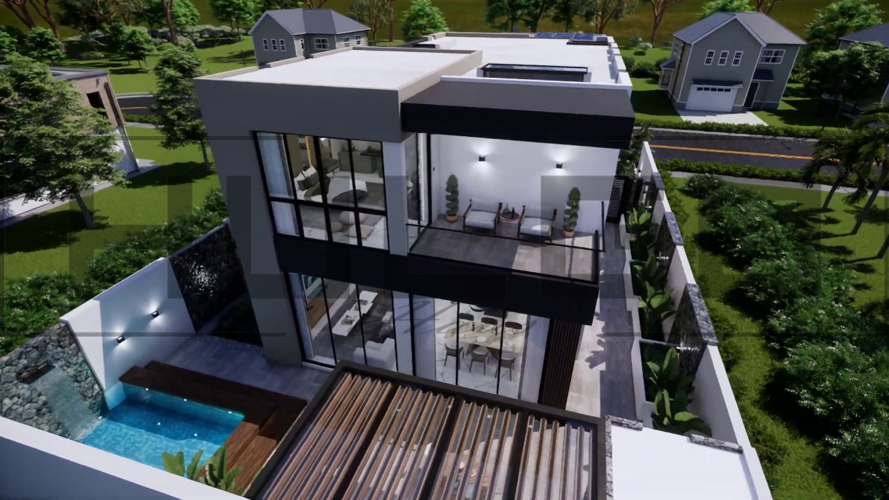 H092 Proiect P+1 9x18m 310mp - HULGO Haus | Proiecte de Case Moderne, Exclusiviste și Funcționale, Design Premium pentru Locuințe de Lux și Eficiență Maximă [2]