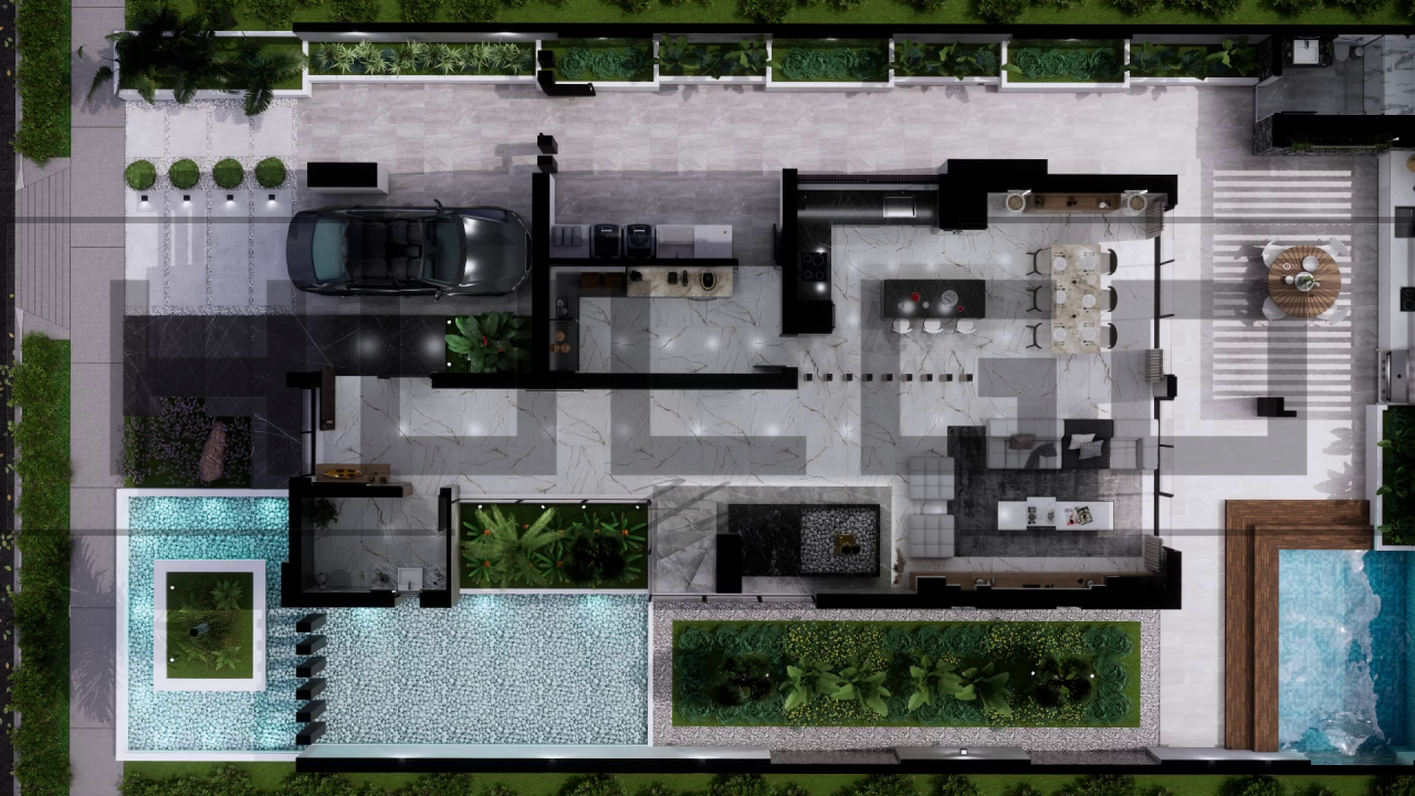 H092 Proiect P+1 9x18m 310mp - HULGO Haus | Proiecte de Case Moderne, Exclusiviste și Funcționale, Design Premium pentru Locuințe de Lux și Eficiență Maximă [3]