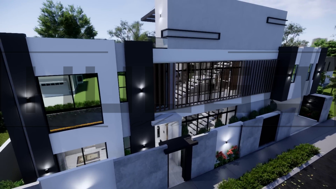 H097 Proiect P+2 24x10m 350mp - HULGO Haus | Proiecte de Case Moderne, Exclusiviste și Funcționale, Design Premium pentru Locuințe de Lux și Eficiență Maximă [2]