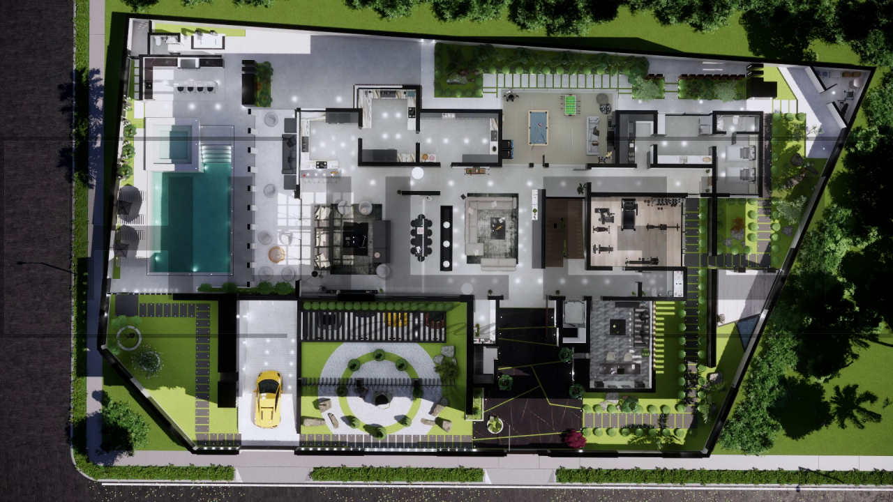 H100 Proiect D+P+2 45x26m 2615mp - HULGO Haus | Proiecte de Case Moderne, Exclusiviste și Funcționale, Design Premium pentru Locuințe de Lux și Eficiență Maximă [3]